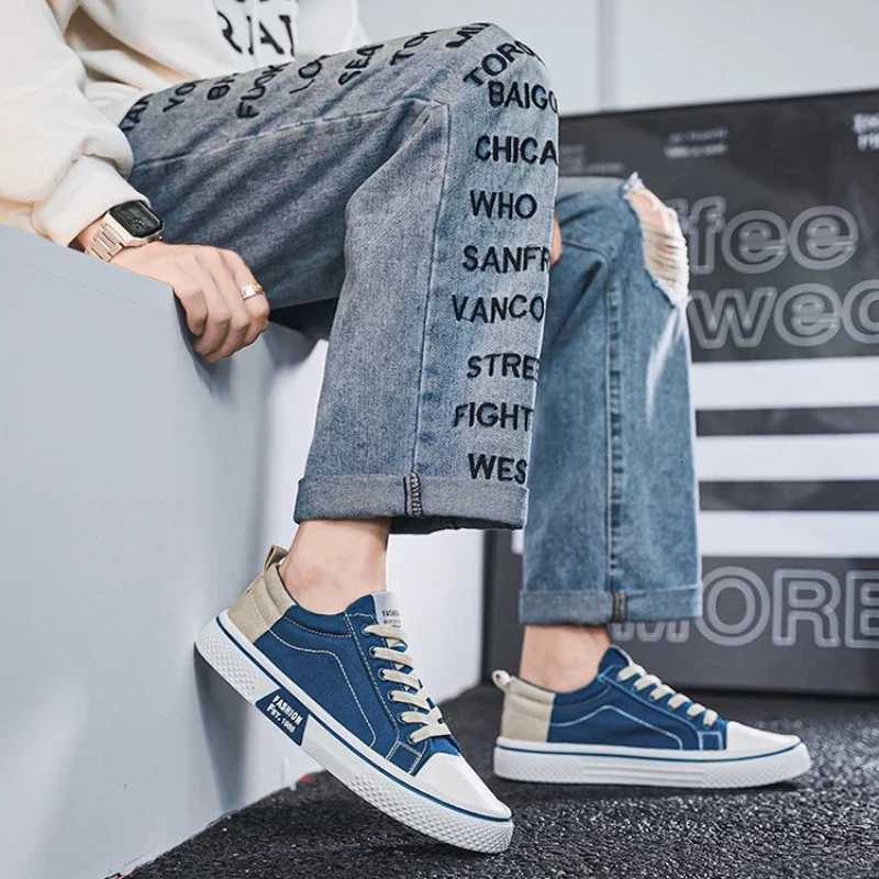 2025 New Mens Canvas Shoes Comfortable Plus Size 37-48 Skateboarding Shoes Wear Resistant Fashion Mens Casual Sneakers Z250812