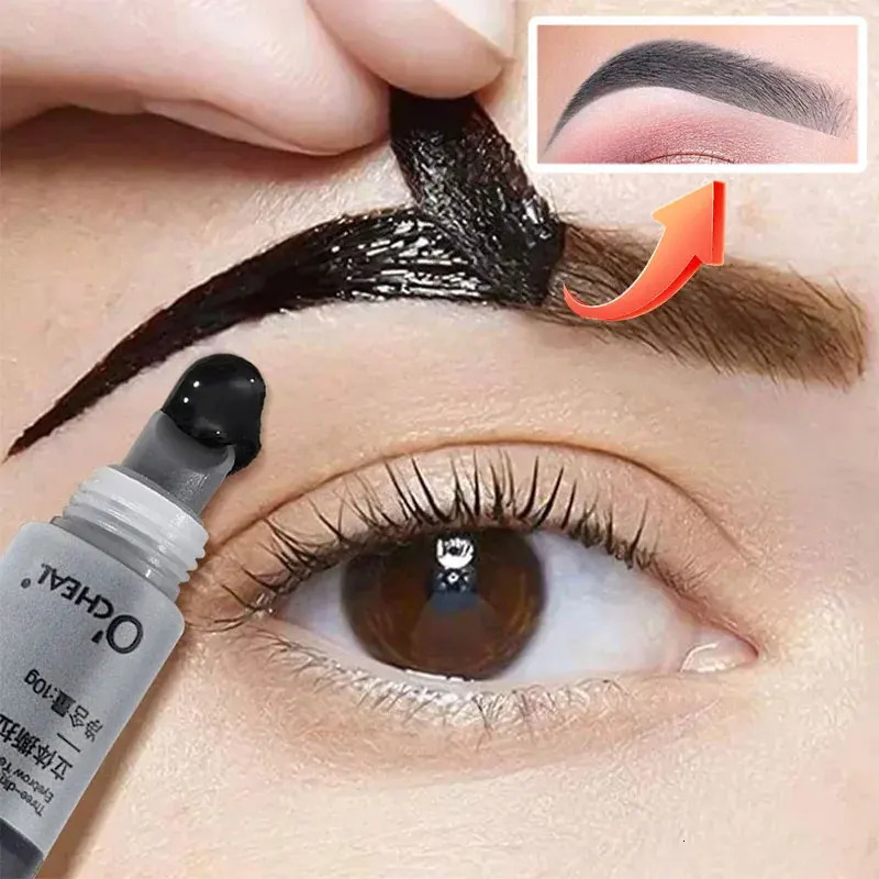 Long-lasting Eyebrow Gel Makeup Semi-anent Waterproof ColorSweat-proof Film Forming Dye Eyebrow Cream Tint Cosmetics 250809