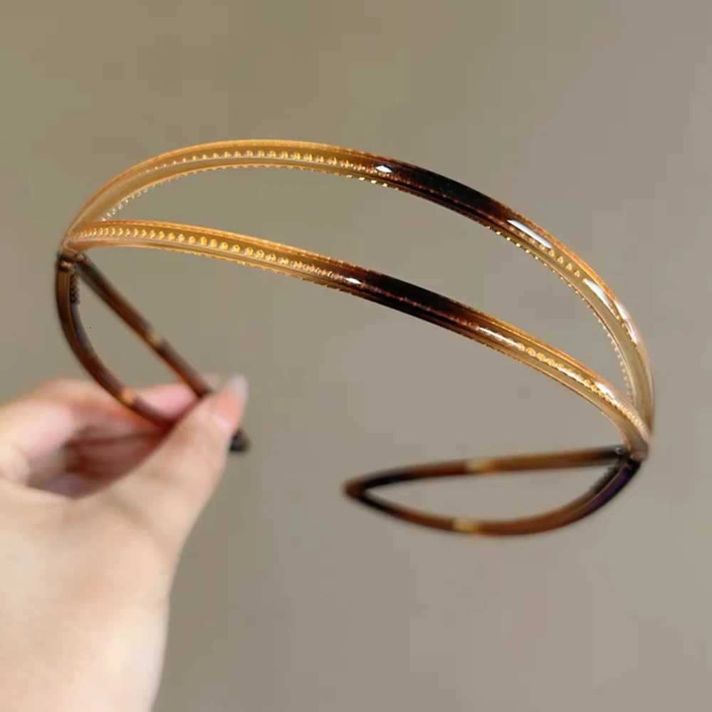 oval band Elastic Hair Hoops Wen Wash Face Non-slip Bands Hair Band for Girls Korean Fashion Wear Coffee Accessories X250812