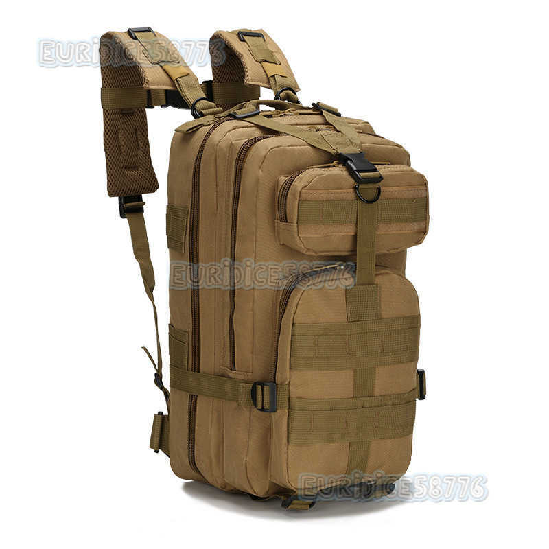 Military Enthusiast Tactical Bag Outdoor Sports Hiking Bag 30l Oxford Waterproof Camouflage 3p Backpack H250811 001