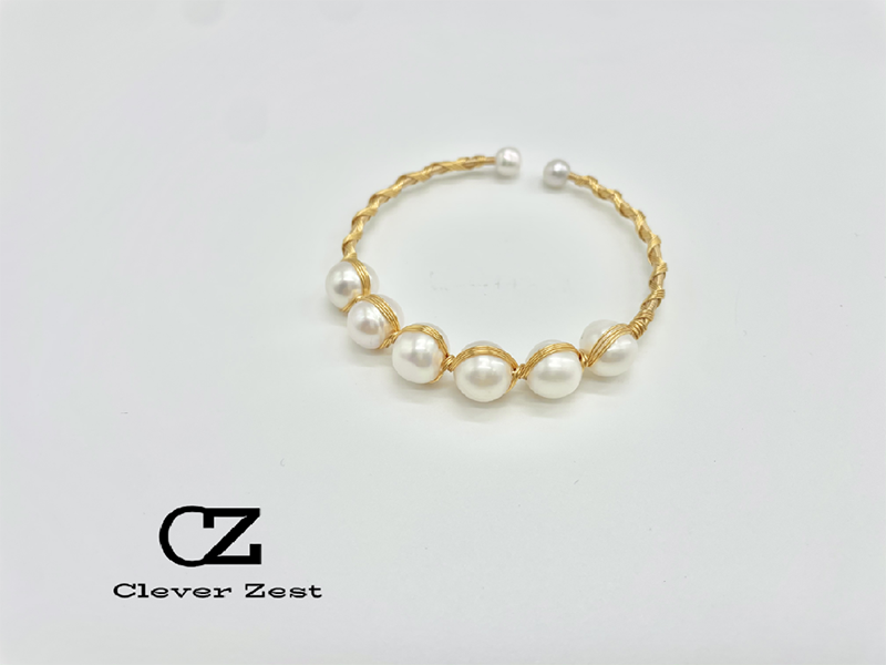 Freshwater Baroque Pearl Earrings Pearl Stud Earrings Gold-Plated Copper Birthday Gift Wedding Gift Classic Stud Earrings Trendy Earrings Vintage