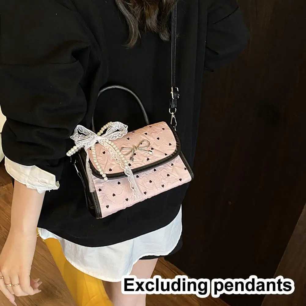 2025 New Fashion Butterfly Knot Handbag Womens French Style Underarm Versatile Single Shoulder Crossbody Bag Z250812