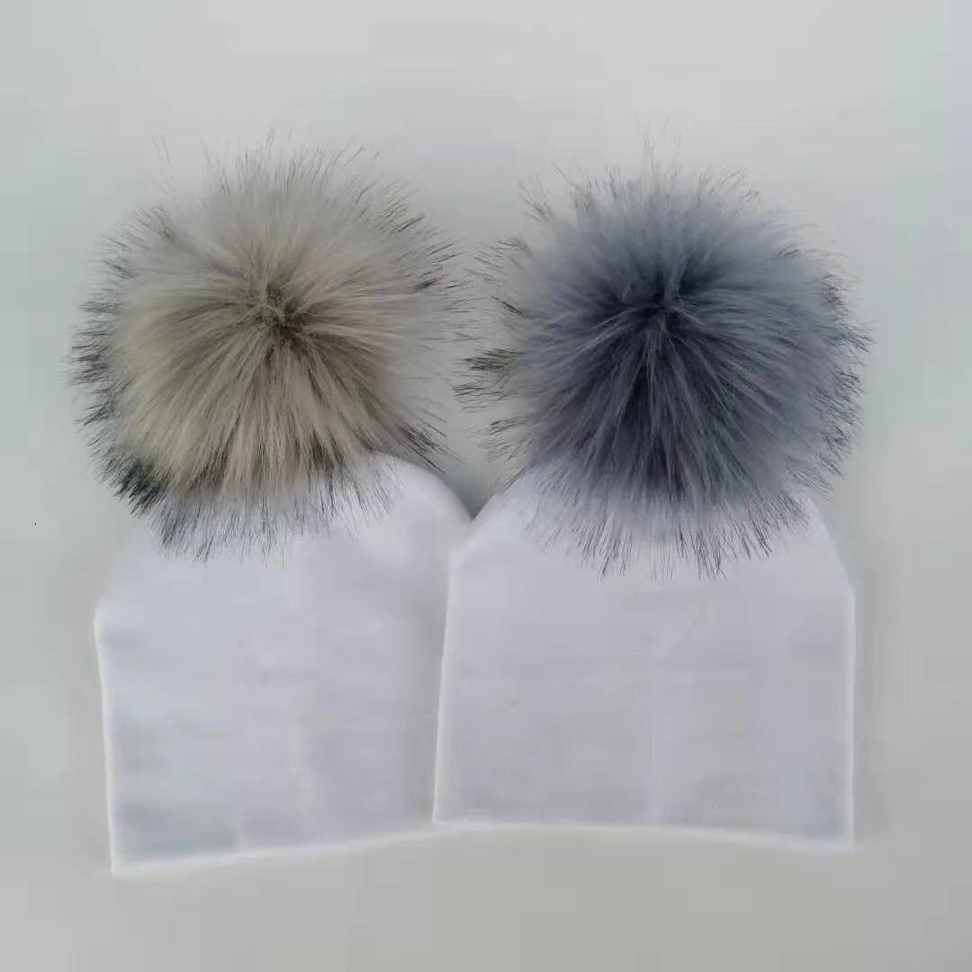 winter pom newborn photoprops children's accessories toddler girl boy kids cap bonnet baby hats ddmythur
