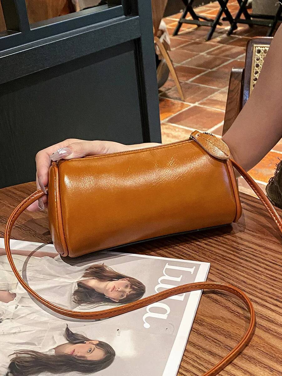 2025 hot sale Small Pillow handbag cow leather fashion women's Pouch lady cellphone purse shoulder crossbody bag mini ddmymarket