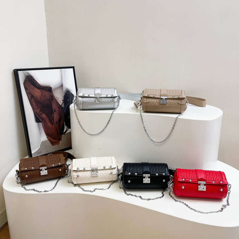 Textured Box New Women's Personality Snake Skin Pattern Shoulder Colorful Contrast Crossbody Bag