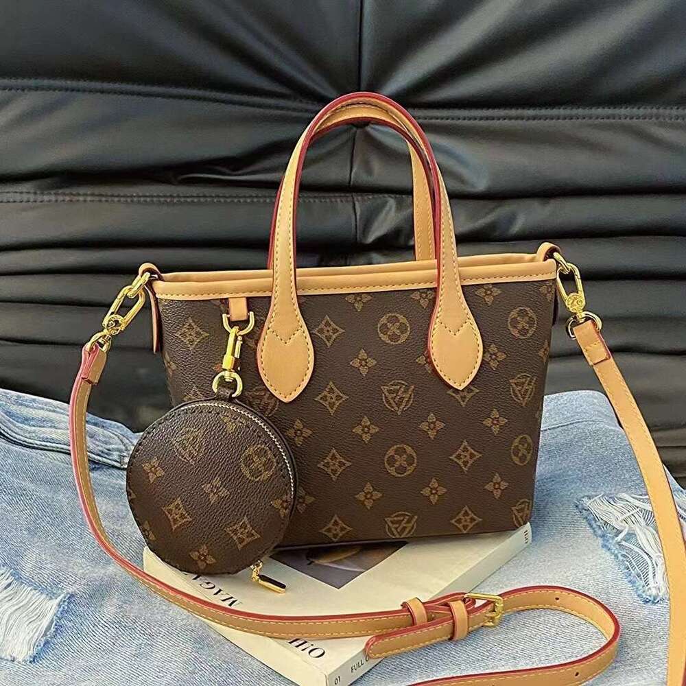 Louis Fanghua New Style Basket Fashionable and Stylish Women's Bag Trendy High-Quality Texture Single Shoulder Handbag