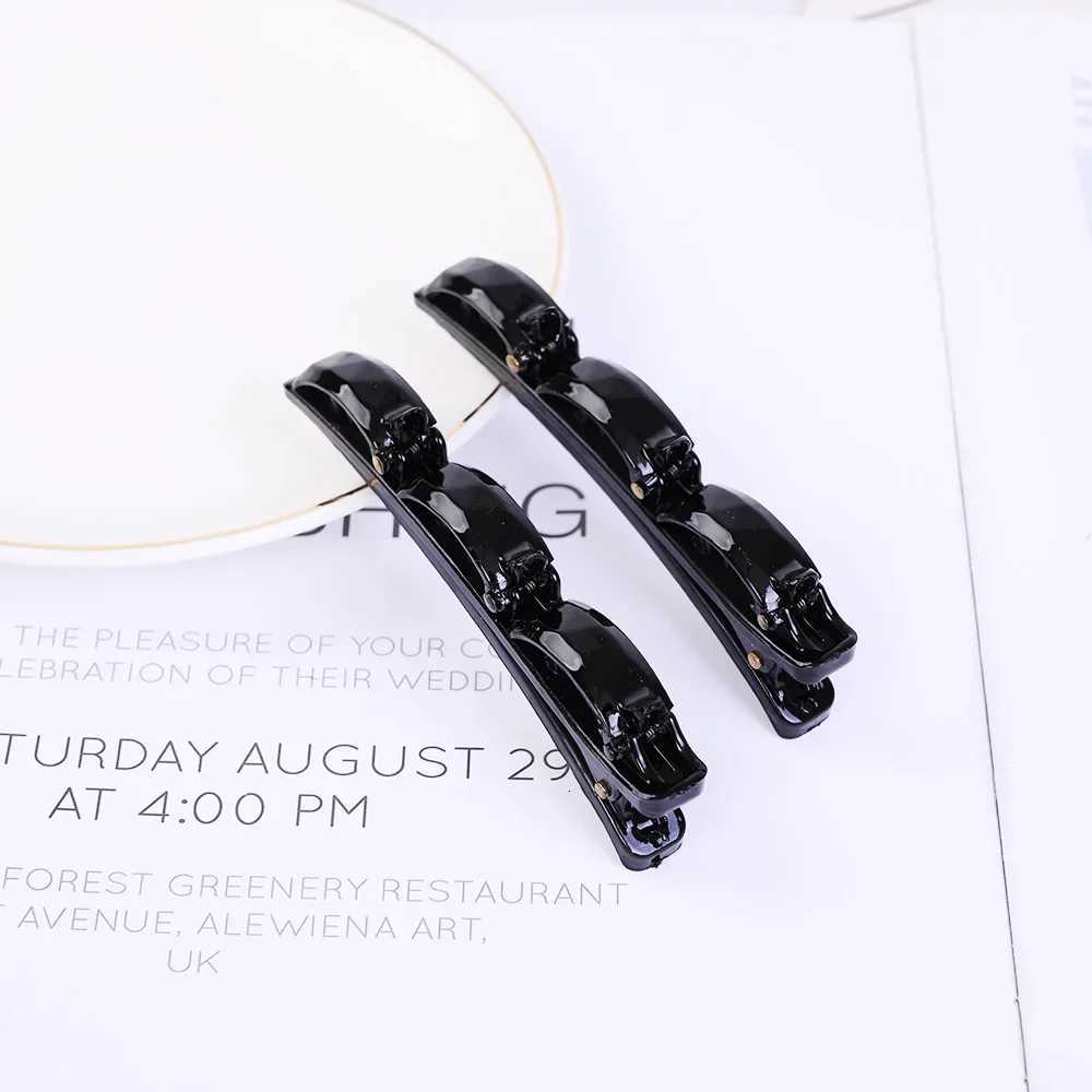 New Punk Knitting Wens Wear Double Layer Bands Clip Hairbands Fashion Plastic Braided Hair Accessories Pearl X250812
