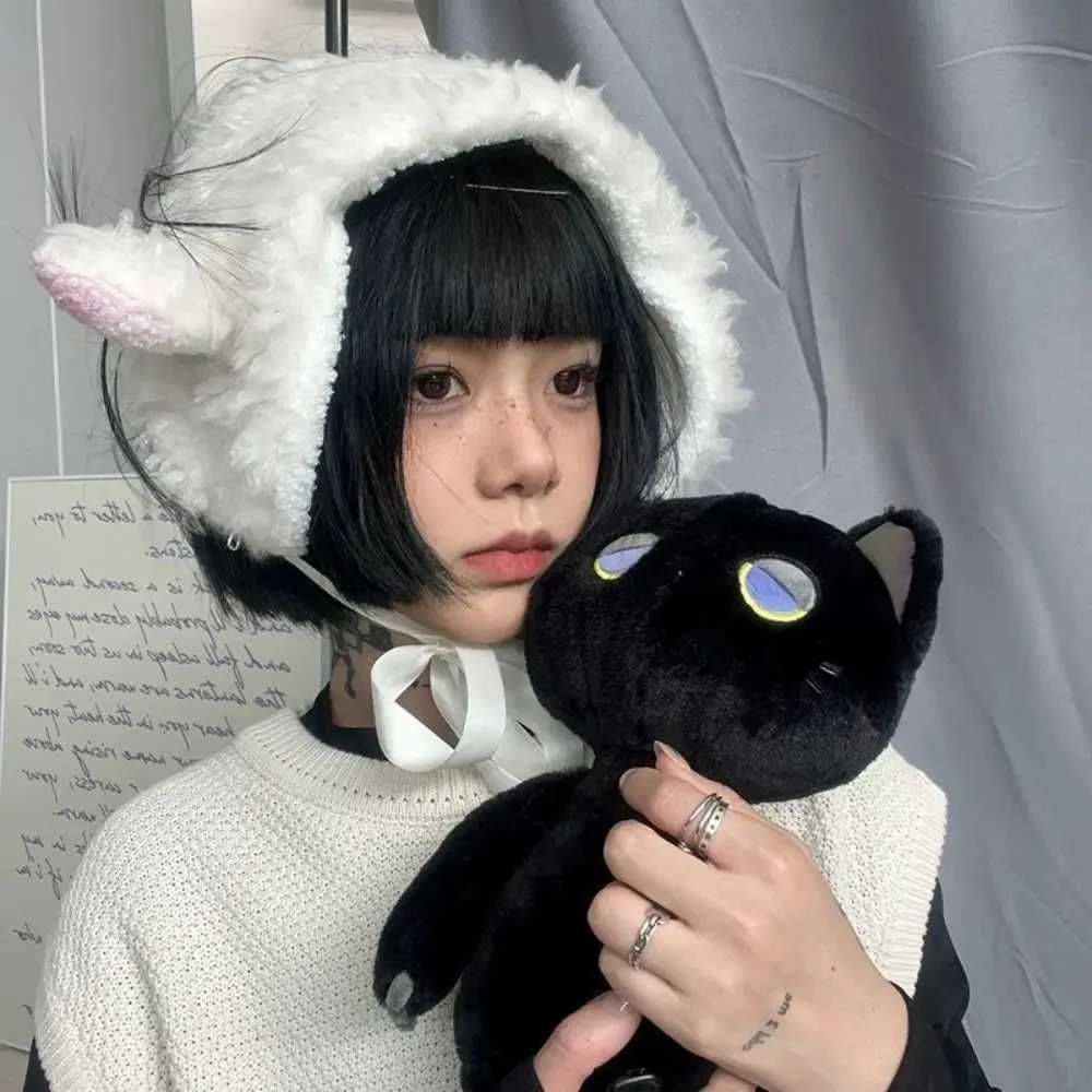 ute Warm Headband With Earflaps Cold Weather Furry Lamb Ear Soft Ear Warmer Sheep Ear Winter Ear Muffs For Head Wrap XJ250812