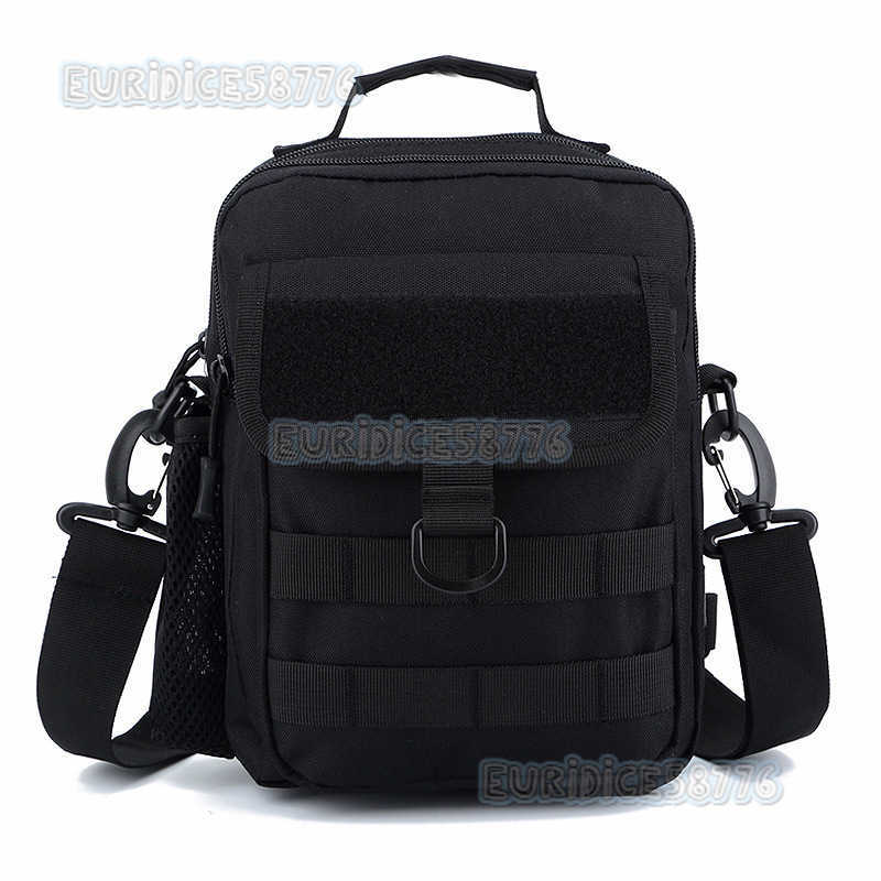 Camouflage Backpack Crossbody Bag Outdoor Hiking Water-resistant Shoulder Bag Handheld Casual Fashion Tactical Bag H250811