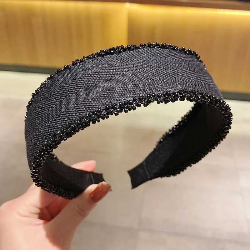 Small Fragrant Wind R Beads Twisted Band Fem Geetric Wide Version Out Band Simple Forest Wash Hair Accessories X250812