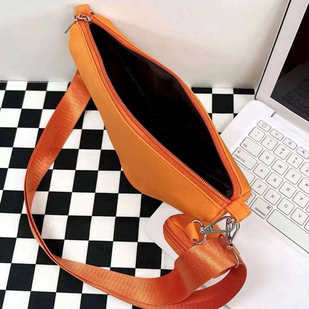 Triangle Shoulder Small Crossbody Wallet Convenient Hiking Chest Casual Travel Canvas Bag