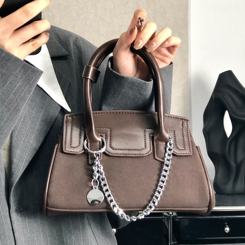 New Crossbody Bags High-end Matte Handbag Style Patchwork Single Shoulder Underarm Bag