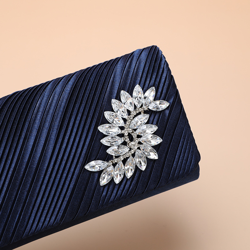 2025 Autumn New Women's Wallet New Light Luxury Minimally Folded Women's Handbag Women's rhinestone Decorative Designer Bag