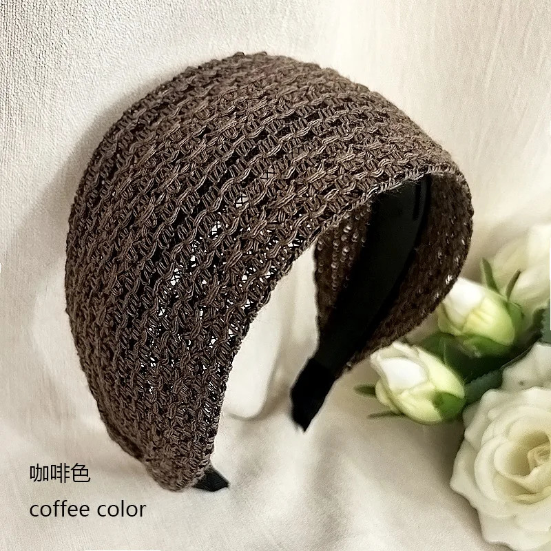 8 Cm Wide-brimmed Headband Non-slip Headgear with Teeth Face Wash and Makeup Headband Hair Accessories for Women Diademas 250805