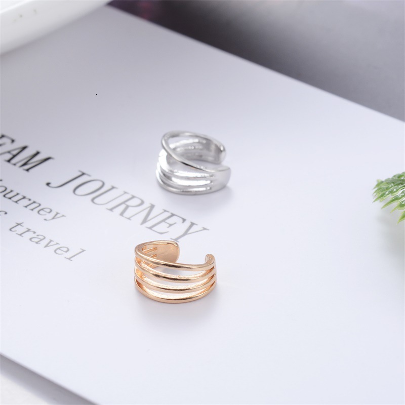 Ins Style Simple Multi-Layer Clip Without Piercing Personality Temperament Creative Design Ear Cuff