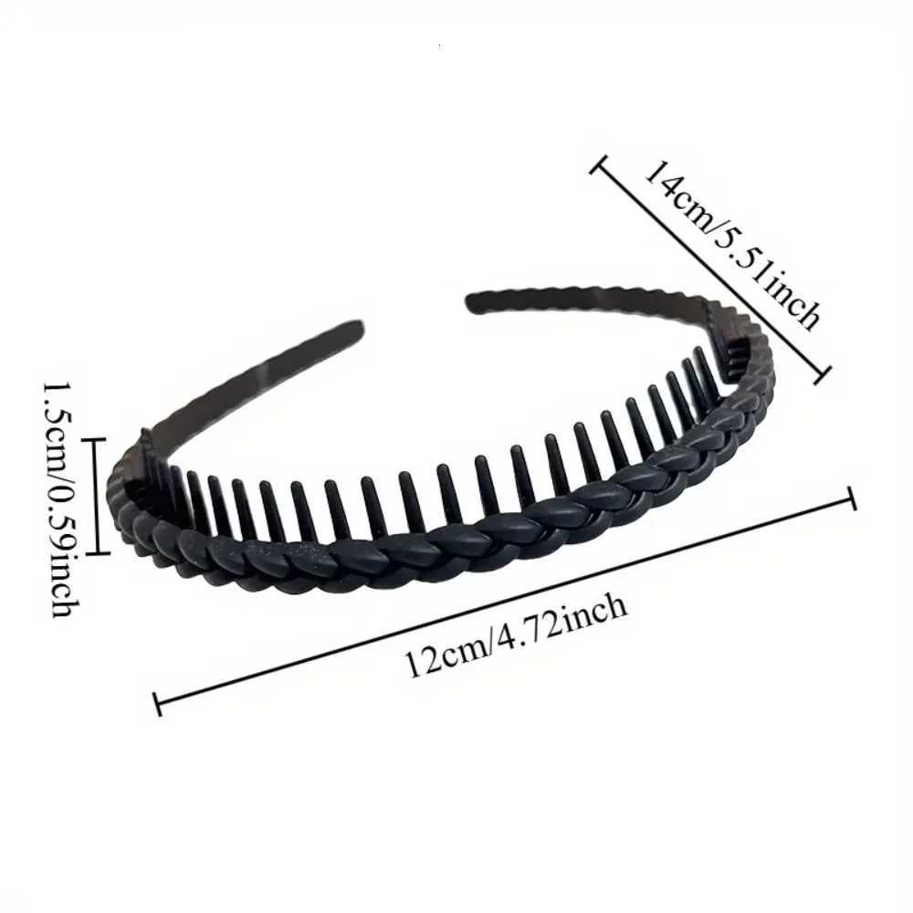 Fashion Plastic Twist Cross Band for Women Girls with Teeth Non-Slip Hoop Wash Face Hair Styling Accessories New X250812