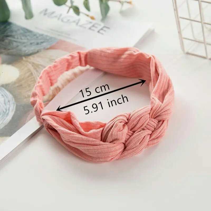 Vintage Knot Band for Wen Twisted Elastic Hairbands Cross Criss Wrap Cotton Yoga Bands Hair Accessories X250812