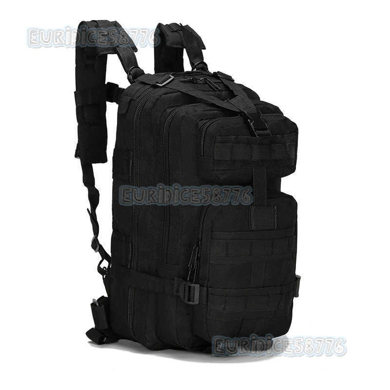 Military Enthusiast Tactical Bag Outdoor Sports Hiking Bag 30l Oxford Waterproof Camouflage 3p Backpack H250811