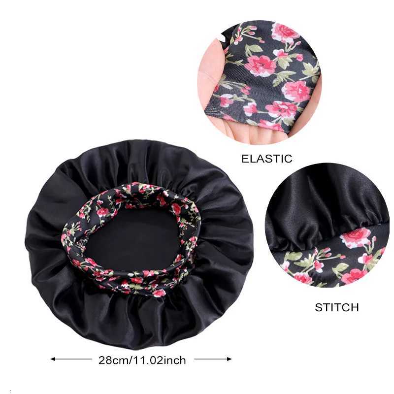 4PCS/LOT Kids Printing Stain Bonnet Baby Turban African Children Printing Bonnet Sleeping Cap Boys Girls Night Sleeping Hats XJ250812