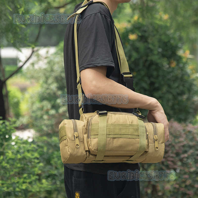 Multifunctional Sports Outdoor Hanging Fishing Waterproof Running Bag Waist Bag Camera Photography Tactics Bag 3p Magic Waist Bag H250811