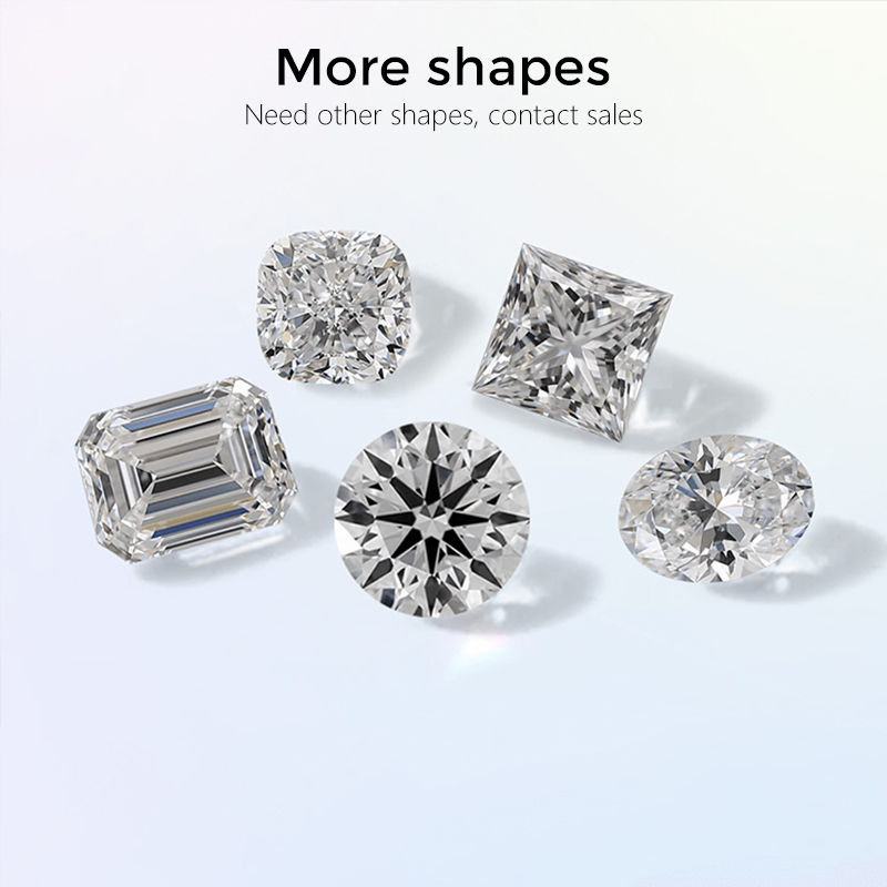 Round Brilliant Lab Grown Diamond with IGI GIA certificate D E F G Color Real Loose Diamond 0.5ct 1ct 2ct HPHT CVD Lab Diamond VVS