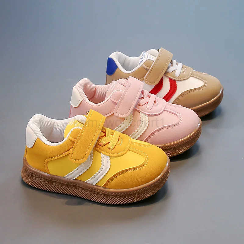 Kids Running Sneakers Shoes 2025 Autumn New Fashion Casual Walking Baby Boys Girls Breathable Soft Children Sport Shoes Size 21-30 M250812