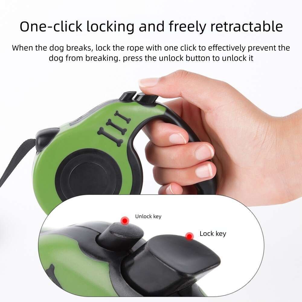 Automatic Retractable Dog Walking Outdoor Explosion-Proof Pet Leash