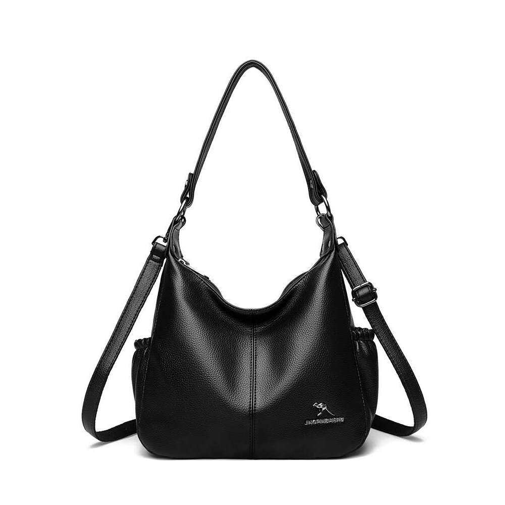 Kangaroo Women 2025 New Fashion Women's Crossbody Shoulder Large Capacity Mom Bag Soft Leather Handbag