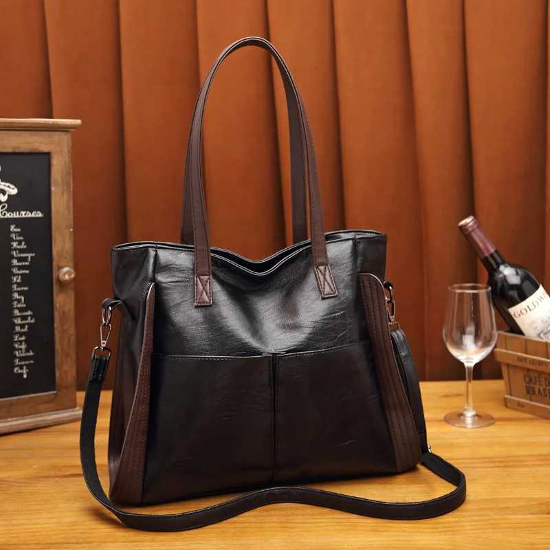 Large Capacity Handbags Women Soft Leather Shoulder Crossbody Bag Ladies Bucket Bags Tote Satchel Handbag and Purse Z250812
