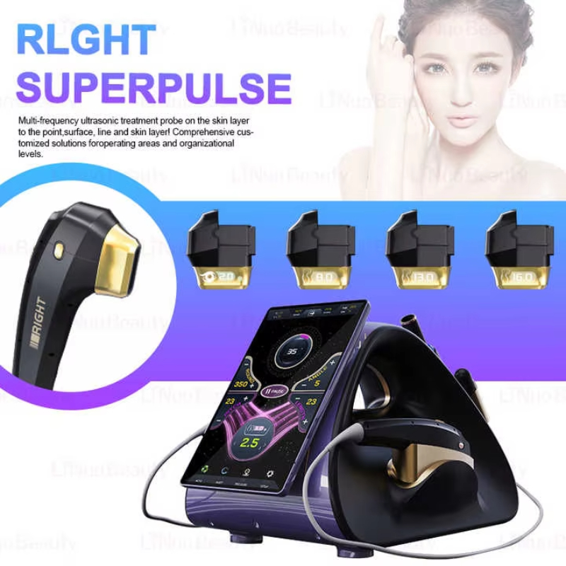 2025 New Technology 3 in 1 Face Lift Superpulse 12D Max Plus Hifu High Intensity Focused ultra Smas For Lifting and Firm Private Machine