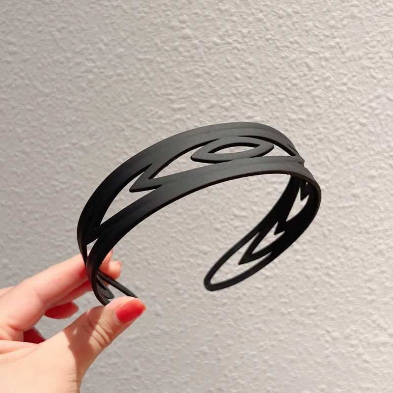 New Fashion All-match Simple Hollow Frosted Non-slip Hair Bands for Women Girls Clamp Hair Accessories Wear X250812