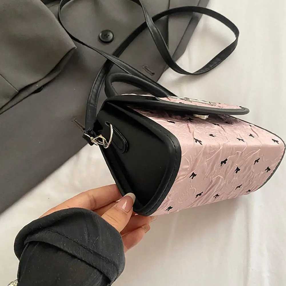 2025 New Fashion Butterfly Knot Handbag Womens French Style Underarm Versatile Single Shoulder Crossbody Bag Z250812