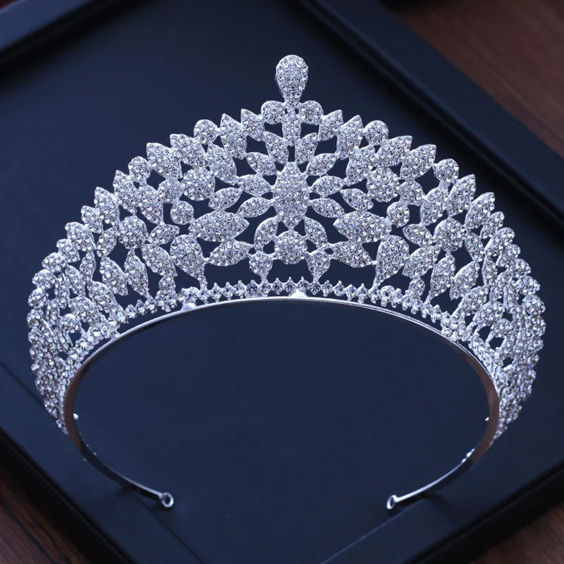 Diverse Silver Gold Color Crystal Crowns Bride tiara Fashion Queen For Wedding Crown Headpiece Hair Jewelry Accessories 250804