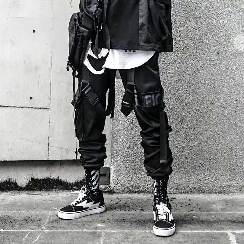 Harajuku Joggers Cargo Pants Men Fashion Casual Multi Pocket Streetwear Techwear Men Women Sport Trousers Trending Y2K Style X250812