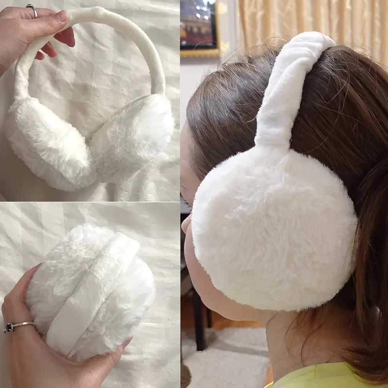 Solid Soft Plush Ear Autumn Winter Earmuffs for Women and Men Warm Cute Plush Ear Muffs Outdoor Cold Protection Ear-Muffs Ear Cover XJ250812