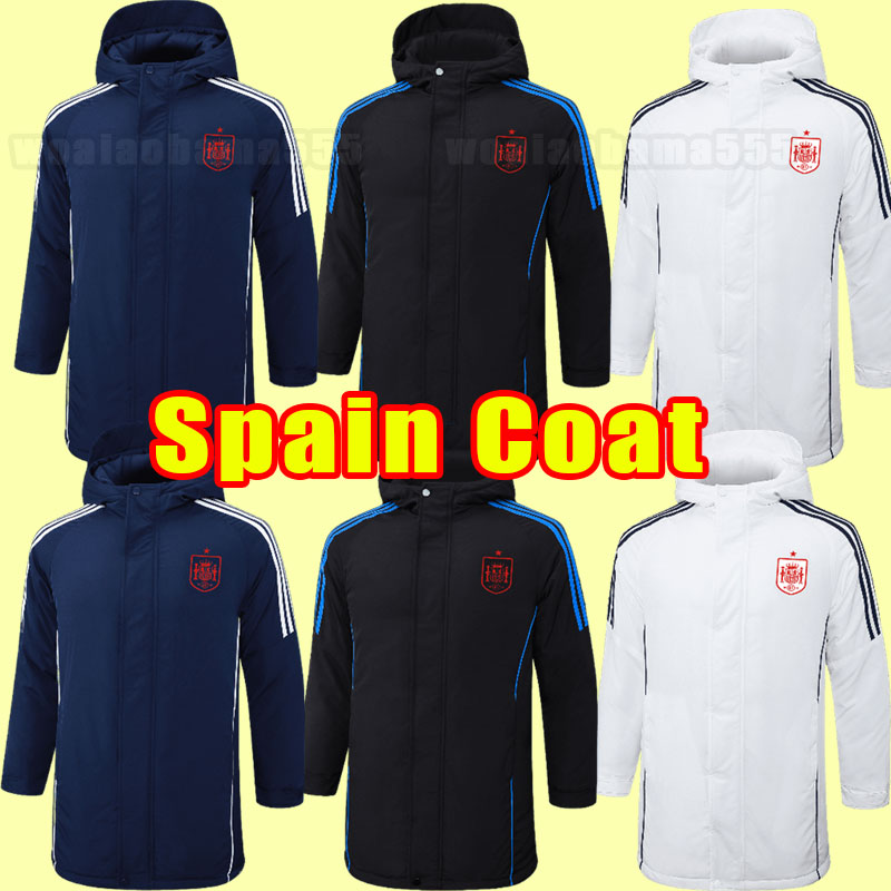 Cotton-Padded Hooded Jacket 2024 spain PEDRI Soccer tracksuits FERRAN TORRES MORATA GAVI 2025 football shirt ANSU FATI KOKE AZPILICUETA 24/25 Long sleeve Coat