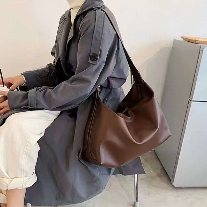 Spring Summer New Large Capacity Single Shoulder Crossbody Korean Style Women's Bag Loose Trench Coat Match B5