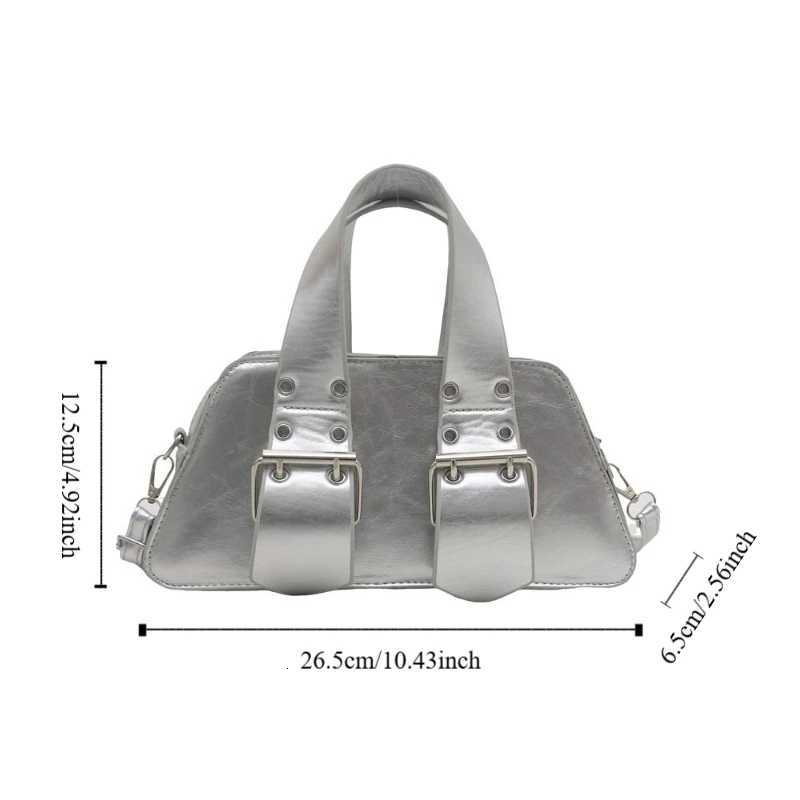 Fashion Designer Shoulder Bag Vintage Crossbody Bag Y2K Gothic PU Leather Handbag Spicy s Z250812