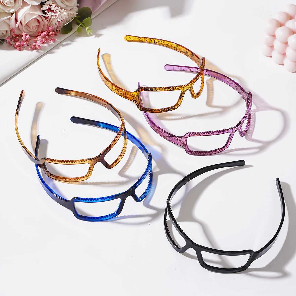 3D Frame Shape is Hair Hoop Hairband For Women Girl Sweet Fixed Band Hair Ornament Fashion Hair Accessories X250812