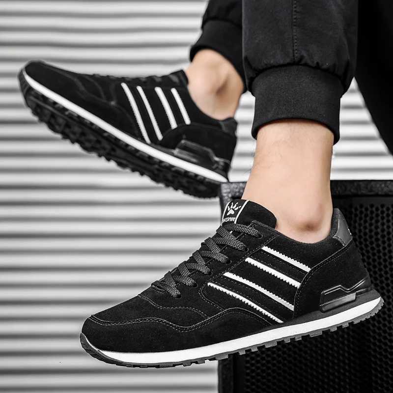 Artificial Leather Men Causal Shoes Male Spring Men Casual Light Shoes Sneakers Lac-up Flats Breathable Outdoors Sapato Z250812