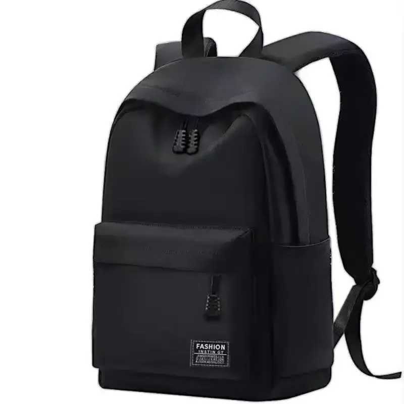Casual Mens Minimalist Backpack Versatile Backpack Large Capacity School Student Computer Travel Bag Washable Unisex Backpack Y250811