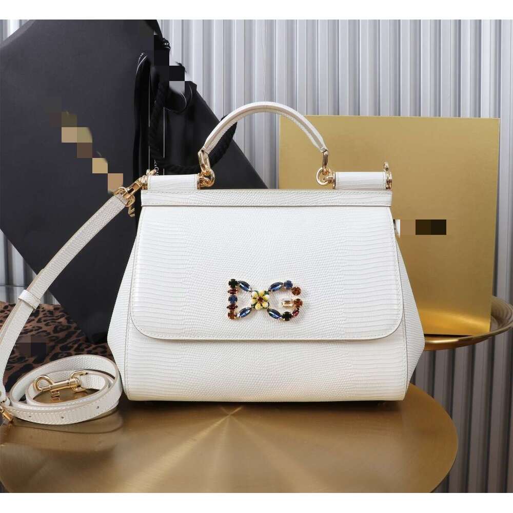 Spring New Fashion High-end Single Shoulder Crossbody Bag Gold Silver Handbag