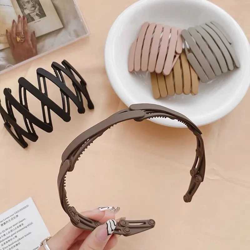 Portable Telescopic Bands Wen Korean Folding Haircard with Toothed Anti-Skid Face Wash Band Hair Accessories X250812