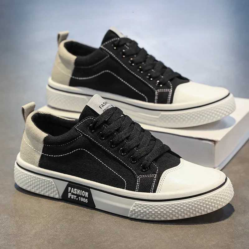 2025 New Mens Canvas Shoes Comfortable Plus Size 37-48 Skateboarding Shoes Wear Resistant Fashion Mens Casual Sneakers Z250812