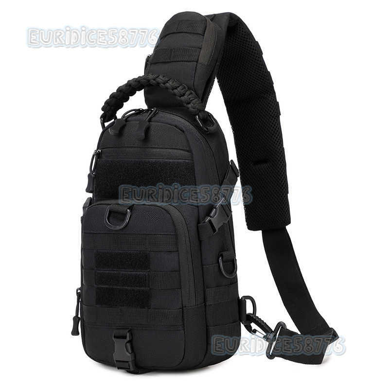 Oxford Cloth Military Enthusiast Chest Bag Multifunctional Waterproof Outdoor Sports Shoulder Bag Mens Tactical Crossbody Bag H250811