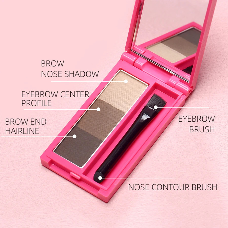 Waterproof Professional Eyebrow Powder Black Brown Coffe Lasting Eyeshadow Eye Brow Palette with Brush eyebrow pencli Eye Brows 250809
