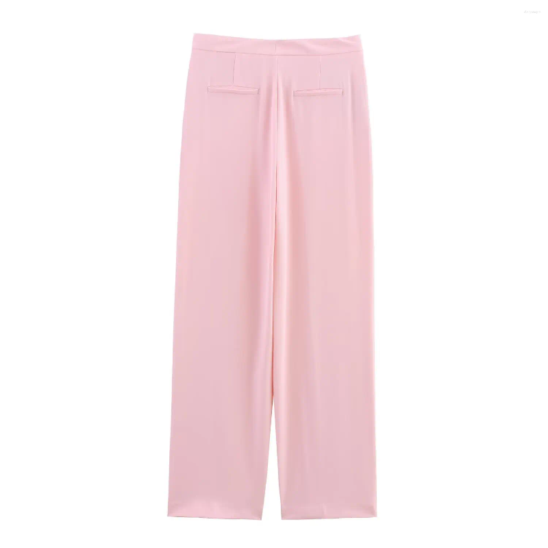 Women's Two Piece Pants UNIZERA Lapel Feather Embellished Cuffs Suit Jacket High Waisted Casual Spring/summer Clothing