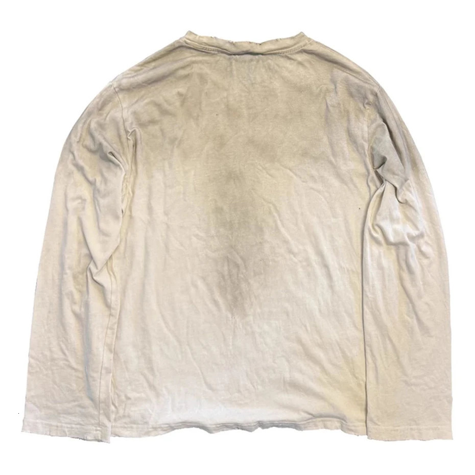 Eyes Graphic Men Hip Hop T-shirts Vintage Harajuku Oversized Long Sleeve Tee Tops Streetwear Tshirt 250811