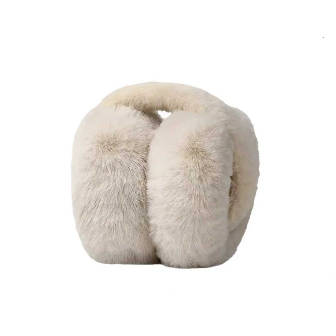 Ear cups warm winter womens ear covers ear cups warm ears imitation fox fur ear protection cute girls foldable plush ear bags XJ250812