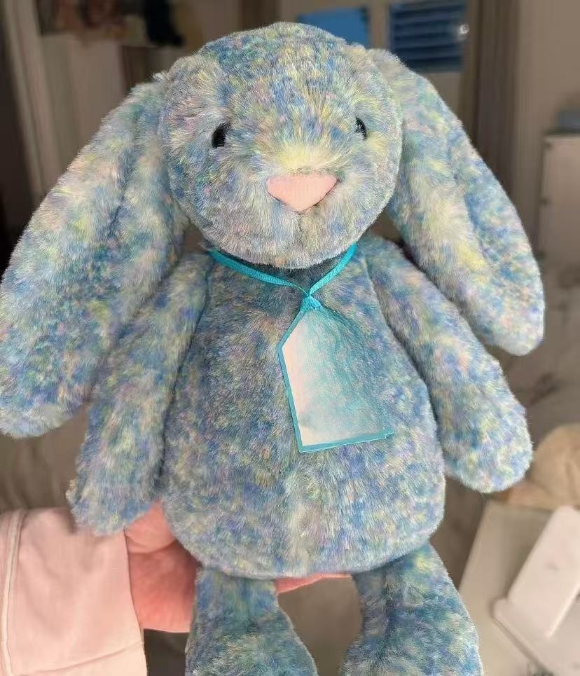 New Christmas Gift puppy bonnie rabbit Model Monster Birthday la bubu doll Stuffed Plush s Jellys Cat gifts Cotton sing C251202